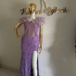 Elegant Purple Dress